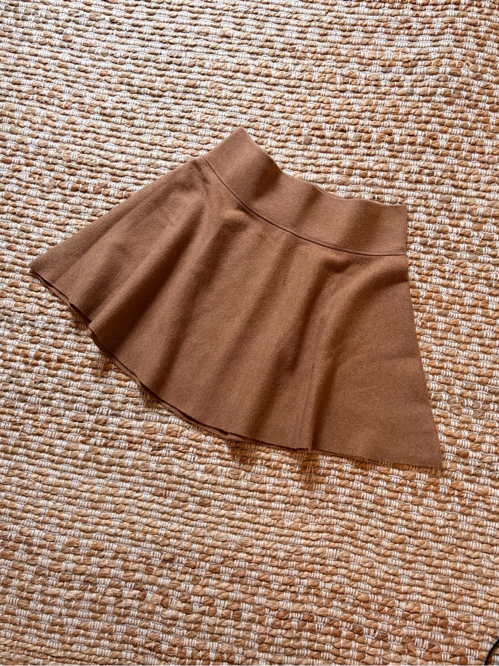 A new day/ Target Brown Knit Skirt M. School girl look.